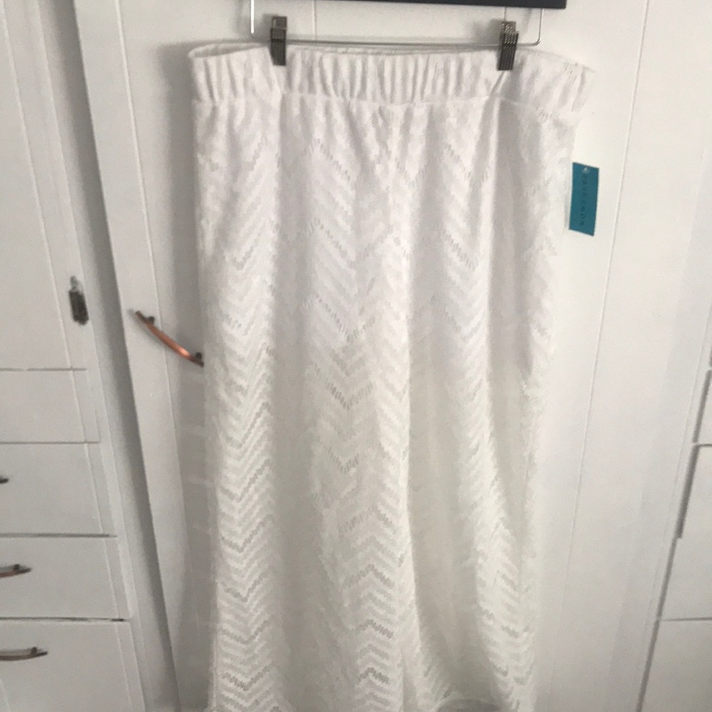 Crochet pant ivory pants